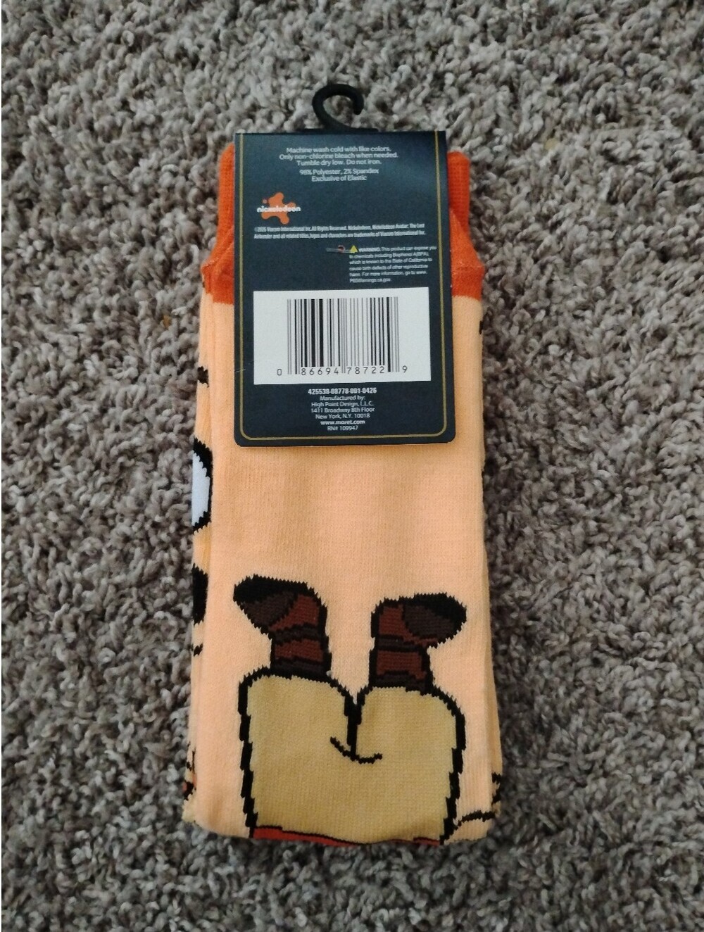 Nickelodeon Avatar: The Last Airbender Aang Crew Socks (NWT) - Picture 2 of 2